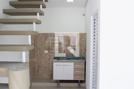 Sala/Cozinha de casa de condomínio à venda com 1 quarto, 26m² em Vila Moreira, São Paulo