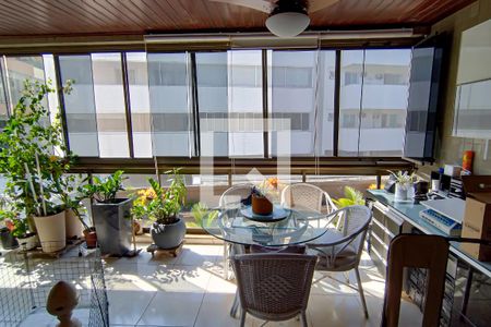 sala - varanda de apartamento à venda com 3 quartos, 129m² em Recreio dos Bandeirantes, Rio de Janeiro