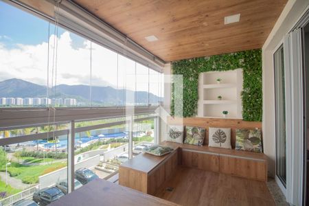 Varanda da Sala de apartamento para alugar com 2 quartos, 82m² em Barra da Tijuca, Rio de Janeiro