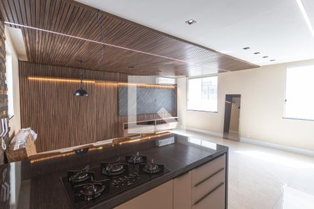 Sala/Cozinha de apartamento para alugar com 3 quartos, 110m² em Funcionários, Belo Horizonte