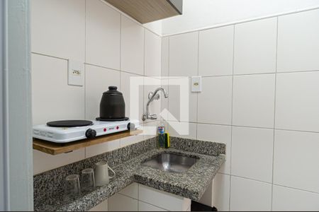 Studio para alugar com 33m², 1 quarto e sem vaga Studio para alugar com 33m², 1 quarto e sem vagaCozinha