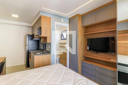 Sala/Quarto de kitnet/studio à venda com 1 quarto, 25m² em Brooklin Paulista, São Paulo
