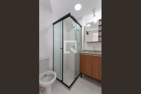 Studio para alugar com 28m², 1 quarto e sem vaga Studio para alugar com 28m², 1 quarto e sem vagaBanheiro