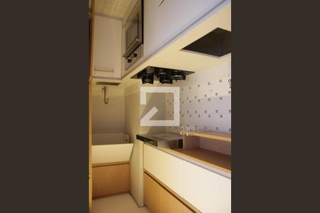 Apartamento à venda com 34m², 2 quartos e sem vagaCozinha