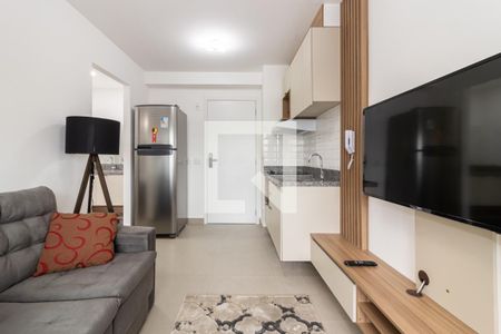 Sala de apartamento para alugar com 1 quarto, 31m² em Indianópolis, São Paulo