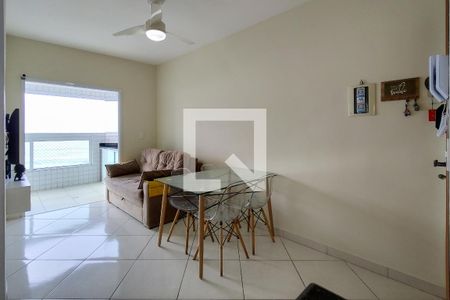 Sala de apartamento para alugar com 1 quarto, 40m² em Caiçara, Praia Grande