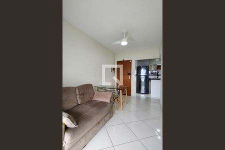 Sala de apartamento para alugar com 1 quarto, 40m² em Caiçara, Praia Grande