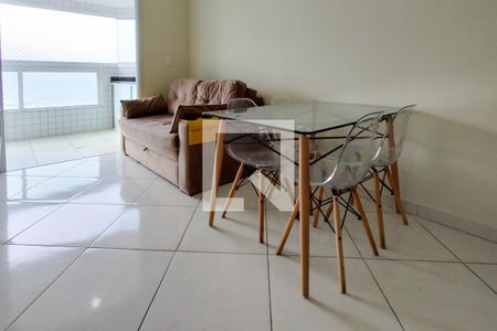 Sala de apartamento para alugar com 1 quarto, 40m² em Caiçara, Praia Grande