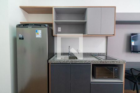 Cozinha de kitnet/studio para alugar com 1 quarto, 30m² em Vila Clementino, São Paulo