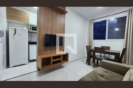 Sala de apartamento para alugar com 2 quartos, 40m² em Castelo, Santos
