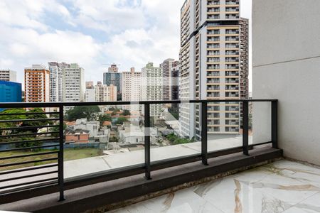 Studio à venda com 37m², 1 quarto e 1 vagaVaranda
