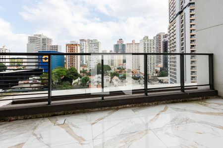 Studio à venda com 37m², 1 quarto e 1 vagaVaranda