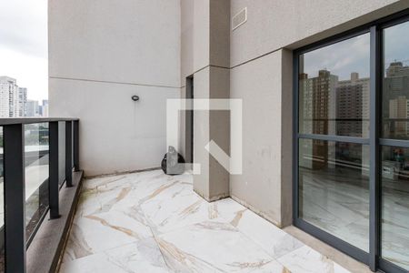 Studio à venda com 37m², 1 quarto e 1 vagaVaranda