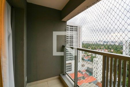 Varanda de kitnet/studio para alugar com 1 quarto, 25m² em Santo Amaro, São Paulo