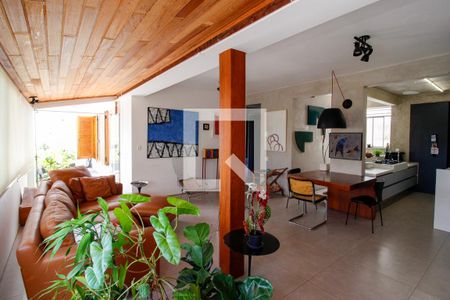 Sala de apartamento à venda com 2 quartos, 115m² em Sion, Belo Horizonte