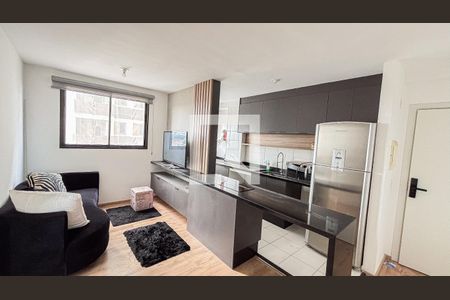  Sala de Jantar de apartamento para alugar com 1 quarto, 39m² em Santa Maria, Santo André