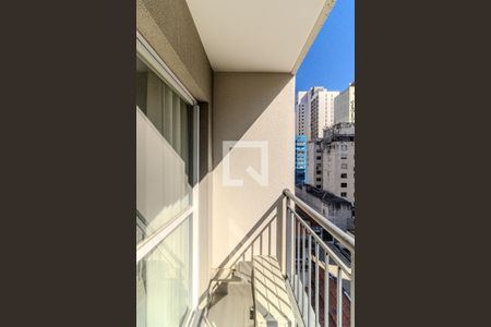 Varanda de kitnet/studio à venda com 1 quarto, 28m² em República, São Paulo