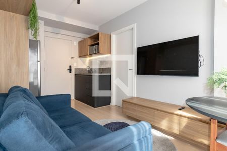 Sala de apartamento para alugar com 1 quarto, 27m² em Vila Nova Conceição, São Paulo