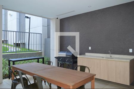 Apartamento à venda com 53m², 1 quarto e 1 vagaChurrasqueira