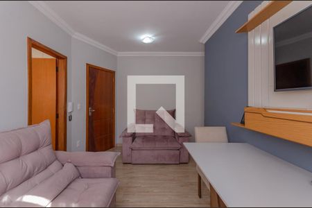 Sala de apartamento à venda com 2 quartos, 50m² em Castelo, Belo Horizonte