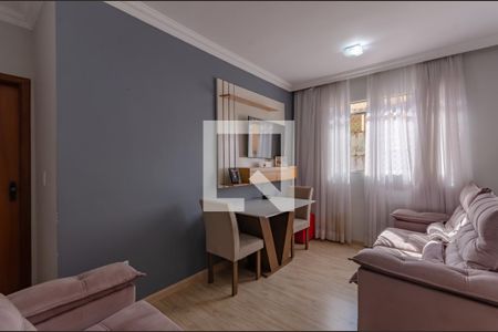 Sala de apartamento à venda com 2 quartos, 50m² em Castelo, Belo Horizonte
