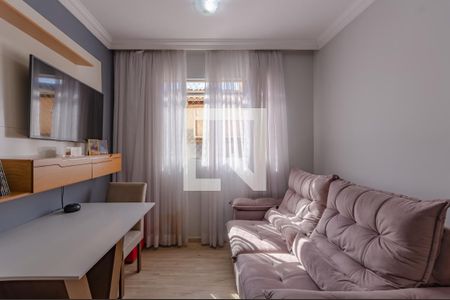 Sala de apartamento à venda com 2 quartos, 50m² em Castelo, Belo Horizonte