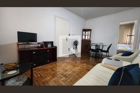 Sala de apartamento para alugar com 2 quartos, 70m² em Aparecida, Santos
