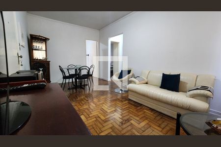 Sala de apartamento para alugar com 2 quartos, 70m² em Aparecida, Santos