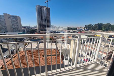 Varanda da Sala de apartamento para alugar com 2 quartos, 35m² em Vila Ivone, São Paulo