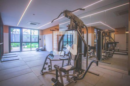 Apartamento à venda com 46m², 1 quarto e sem vaga Apartamento à venda com 46m², 1 quarto e sem vagaAcademia