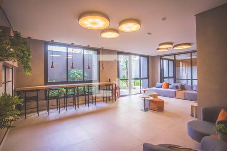 Apartamento à venda com 46m², 1 quarto e sem vaga Apartamento à venda com 46m², 1 quarto e sem vagaÁrea comum - Salão de festas