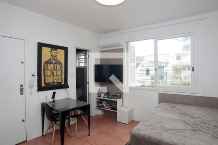 Studio - Sala/Quarto de kitnet/studio à venda com 1 quarto, 30m² em Cidade Baixa, Porto Alegre