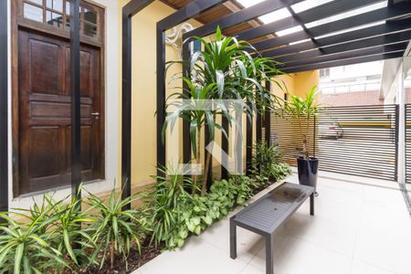 Apartamento para alugar com 34m², 2 quartos e sem vagaPortaria - area externa verde