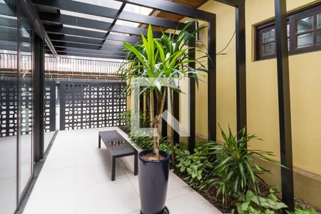 Apartamento para alugar com 34m², 2 quartos e sem vagaPortaria - area externa verde