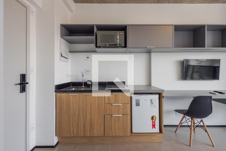 Cozinha de kitnet/studio para alugar com 1 quarto, 29m² em Jardim Paulista, São Paulo