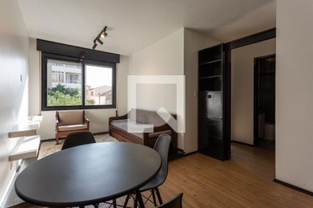 Sala de apartamento à venda com 1 quarto, 43m² em Floresta, Porto Alegre