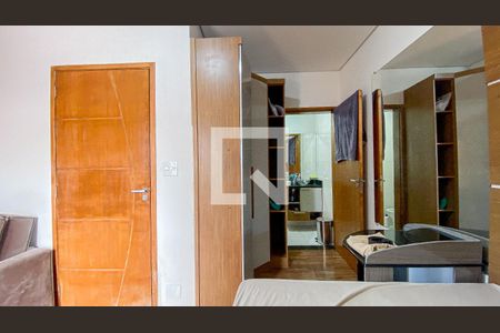 Sala - Suite de apartamento para alugar com 1 quarto, 50m² em Vila Bela Vista, Santo André