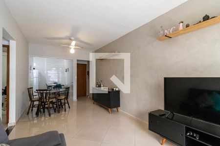 Sala de apartamento para alugar com 2 quartos, 76m² em Aviação, Praia Grande