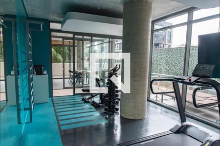 Apartamento à venda com 25m², 1 quarto e sem vaga Apartamento à venda com 25m², 1 quarto e sem vagaÁrea comum - Academia