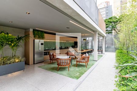 Studio para alugar com 31m², 1 quarto e sem vaga Studio para alugar com 31m², 1 quarto e sem vagaÁrea comum - Área Gourmet