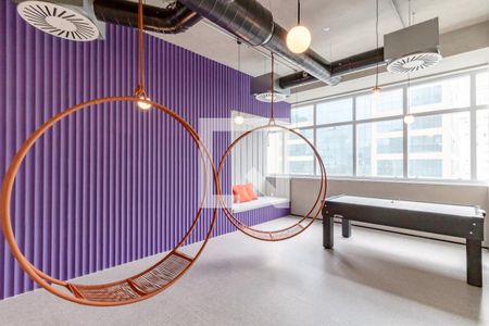 Studio para alugar com 31m², 1 quarto e sem vaga Studio para alugar com 31m², 1 quarto e sem vagaÁrea comum - Salão de jogos