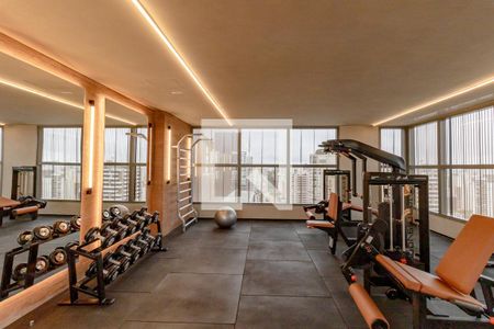 Studio para alugar com 31m², 1 quarto e sem vaga Studio para alugar com 31m², 1 quarto e sem vagaÁrea comum - Academia