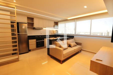 Sala de apartamento para alugar com 2 quartos, 61m² em Setor Marista, Goiânia