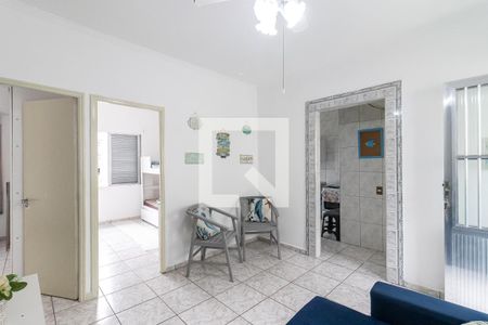 Sala de apartamento para alugar com 2 quartos, 90m² em Guilhermina, Praia Grande