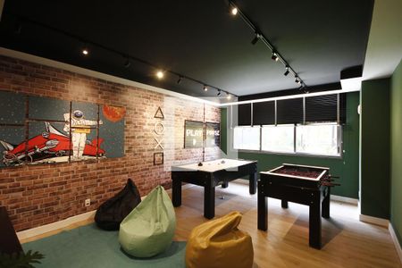 Studio para alugar com 27m², 1 quarto e sem vagaSalão de jogos