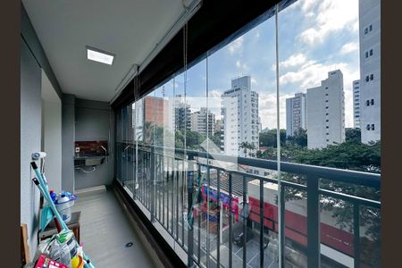 Sacada de apartamento à venda com 1 quarto, 37m² em Campo Belo, São Paulo