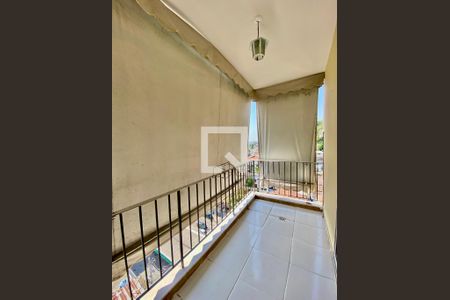 Apartamento à venda com 55m², 1 quarto e 1 vagaVaranda do quarto 