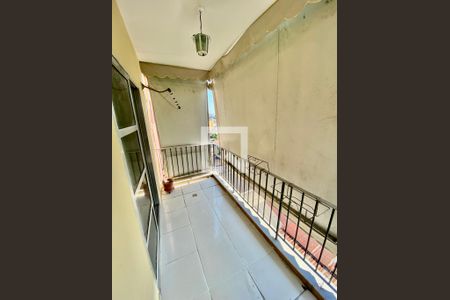 Apartamento à venda com 55m², 1 quarto e 1 vagaVaranda do quarto 