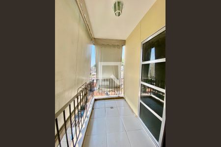 Apartamento à venda com 55m², 1 quarto e 1 vagaVaranda do quarto 