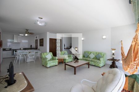Sala de apartamento para alugar com 3 quartos, 140m² em Loteamento Joao Batista Juliao, Guarujá